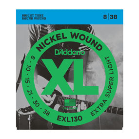 D'Addario Electric Strings XL Extra-Super Light 8-38-Music World Academy