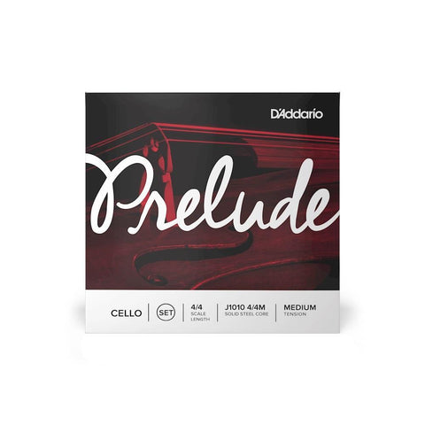 D'Addario J1010 Prelude Cello 4/4 Scale Medium Tension-Music World Academy