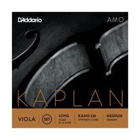 D'Addario KA410 Kaplan Amo Synthetic Core Long Scale Viola Strings Medium Tension-Music World Academy