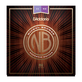 D'Addario NB1152 Nickel Bronze Acoustic Guitar Strings Custom Light 11-52-Music World Academy