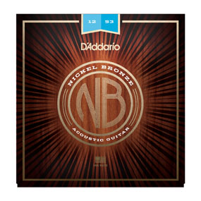 D'Addario NB1253 Nickel Bronze Acoustic Guitar Strings Light 12-53-Music World Academy