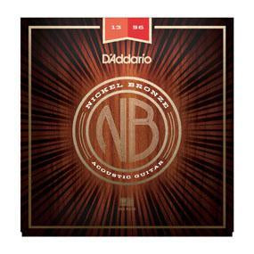D'Addario NB1356 Nickel Bronze Acoustic Guitar Strings Medium 13-56-Music World Academy