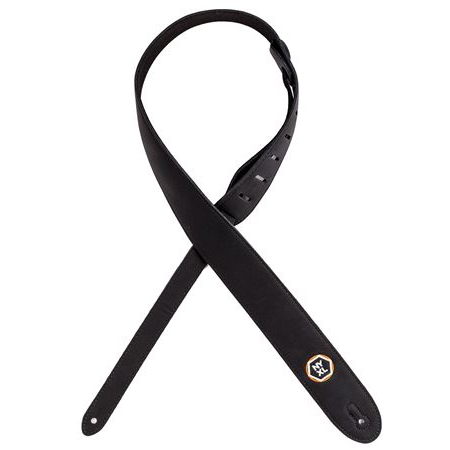 D'Addario NYXL Eco Leather Guitar Strap-Black-Music World Academy