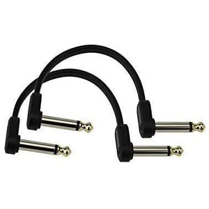 D'Addario PW-FPRR-204OS Patch Cable 1/4"Male-1/4"Male-4"-Music World Academy