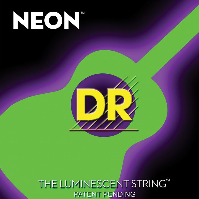 DR NGA-11 Neon Acoustic Guitar Strings 11-50 Hi-Def Green-Music World Academy