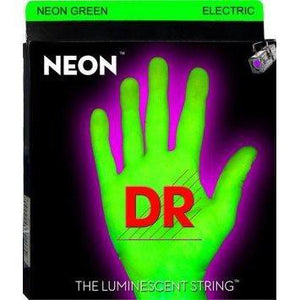 DR NGE-9 Neon Electric Guitar Strings Lite 9-42 Hi-Def Green-Music World Academy