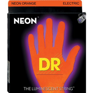 DR NOE-9 Neon Electric Guitar Strings Lite 9-42 Hi-Def Orange-Music World Academy
