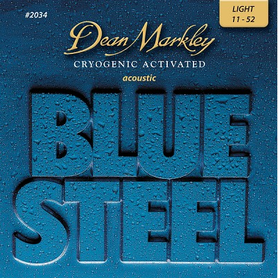 Dean Markley 2034 Blue Steel Acoustic Guitar Strings Light 11-52-Music World Academy