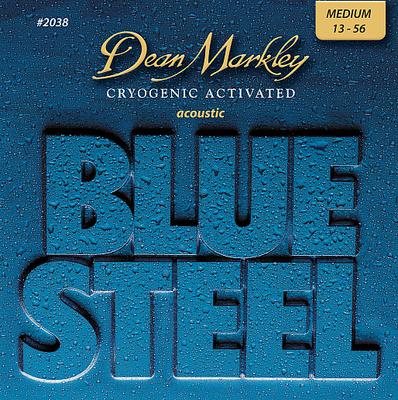 Dean Markley 2038 Blue Steel Acoustic Guitar Strings Medium 13-56-Music World Academy