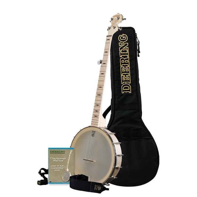 Deering GP-OT Goodtime Americana Old Time Banjo Package-Music World Academy