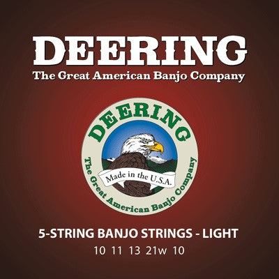 Deering ST-L5 5-String Banjo Strings Light-Music World Academy