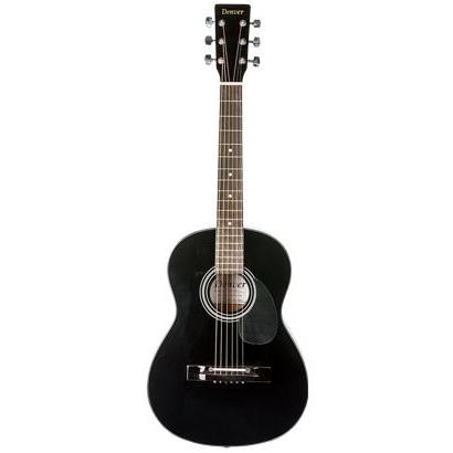 Denver DD34S-BLK 3/4 Size Acoustic Guitar with Gig Bag-Black-Music World Academy