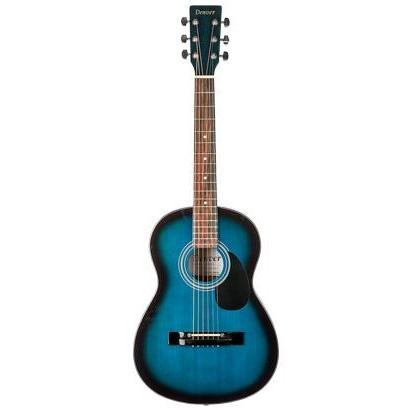 Denver DD34S-BLU 3/4 Size Acoustic Guitar with Gig Bag-Blue-Music World Academy