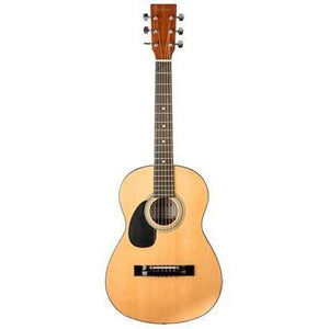 Denver DD34SL-NAT 3/4 Size Left-Handed Acoustic Guitar with Gig Bag-Natural-Music World Academy