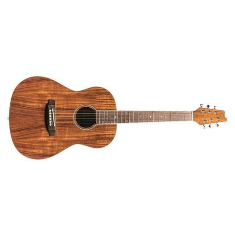 Denver DD44P-KOA Parlor Acoustic Guitar with Gig Bag-Natural Koa-Music World Academy