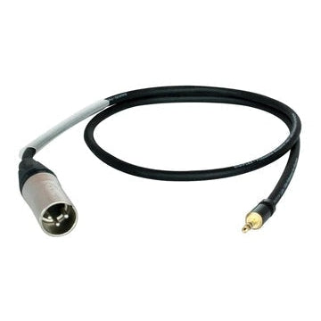 Digiflex NKXM-10 Adapter Cable XLR Male-1/8" TRS 10ft-Black-Music World Academy