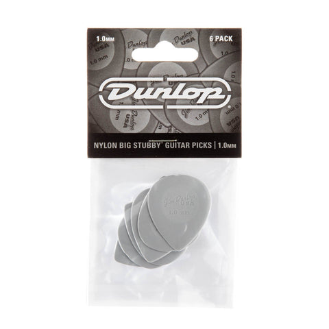 Dunlop Nylon Big Stubby Guitar Picks 6-Pack 1.0mm-Music World Academy