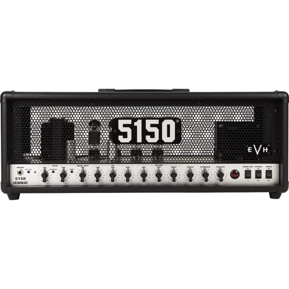 EVH 5150 Iconic Series Tube Electric Guitar Amp Head-80 Watts-Black-Music World Academy