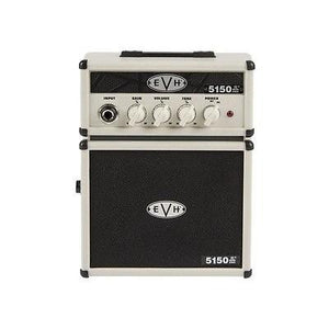EVH 5150 Micro Stack Electric Guitar Amp-White with 3" Speaker, 1 Watt (Discontinued)-Music World Academy