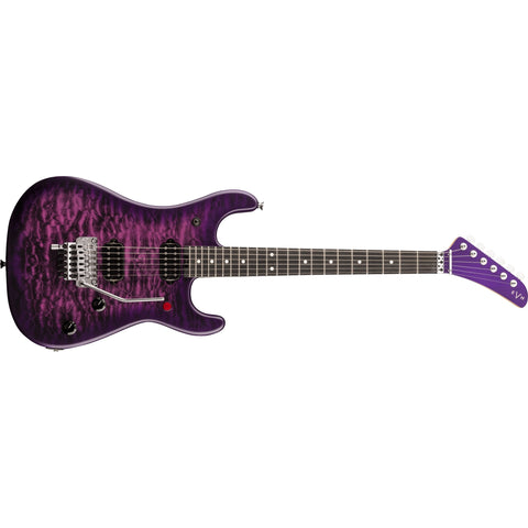 EVH 5150 Series Deluxe QM Electric Guitar-Purple Daze-Music World Academy