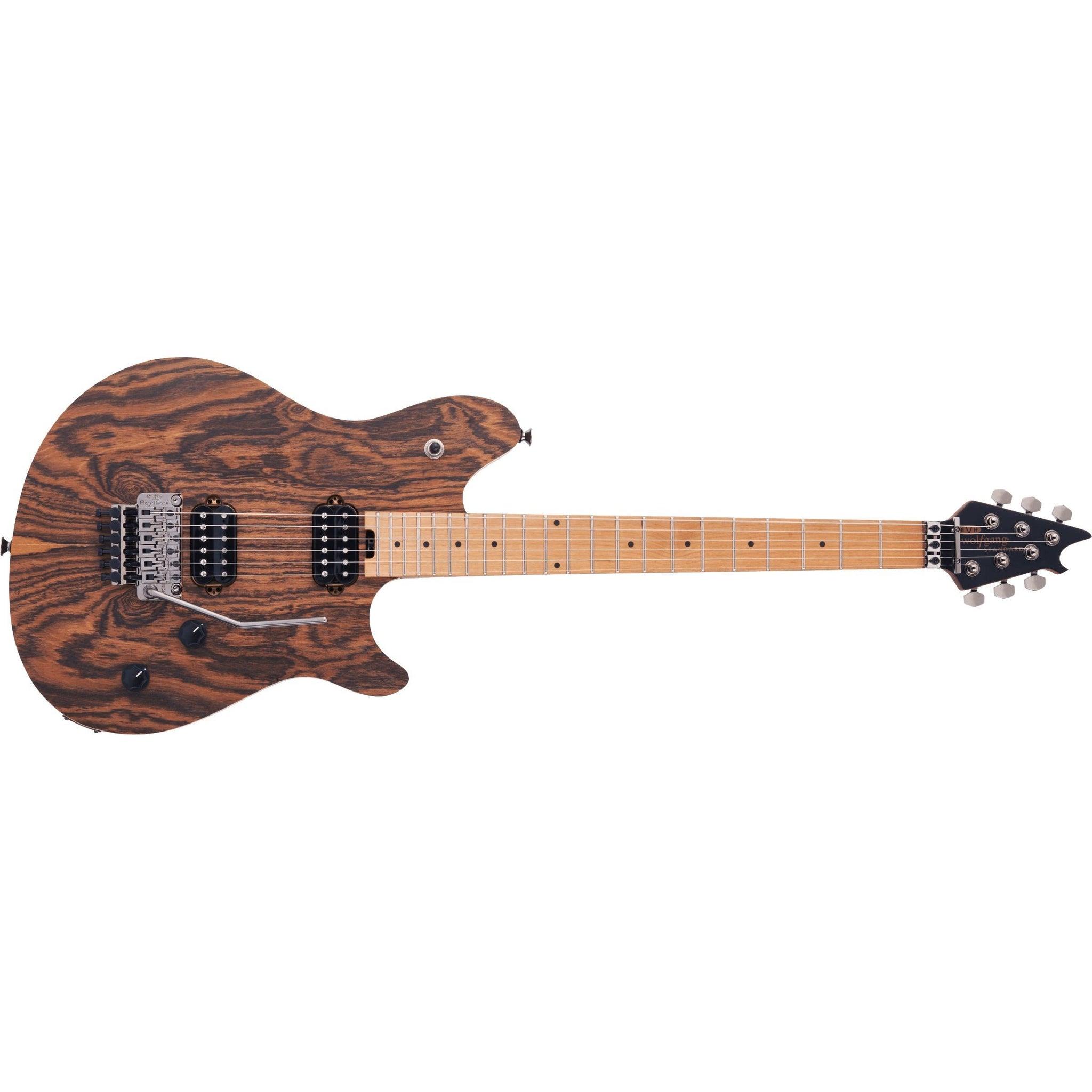 EVH Wolfgang Standard Exotic Bocote Electric Guitar with Baked Maple Fingerboard-Natural-Music World Academy