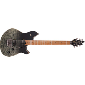 EVH Wolfgang Standard QM Electric Guitar with Baked Maple FB-Black Fade-Music World Academy