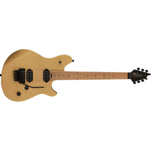 EVH Wolfgang WG Standard Electric Guitar with Baked Maple Fingerboard-Gold Sparkle-Music World Academy