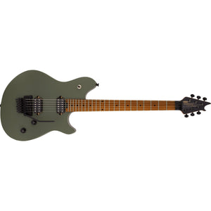 EVH Wolfgang WG Standard Electric Guitar with Baked Maple Fingerboard-Matte Army Drab-Music World Academy