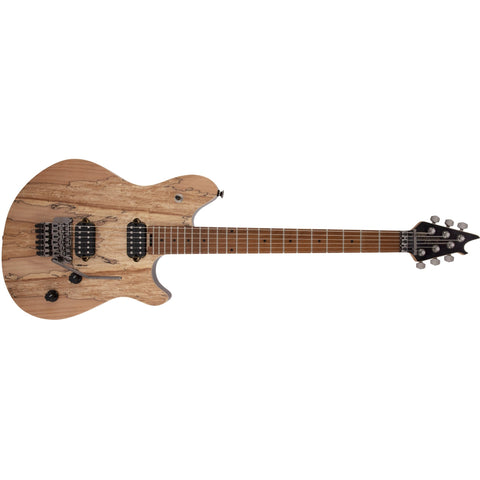 EVH Wolfgang WG Standard Exotic Spalted Maple Electric Guitar-Natural-Music World Academy