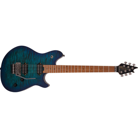 EVH Wolfgang WG Standard Quilted Maple Electric Guitar-Chlorine Burst-Music World Academy