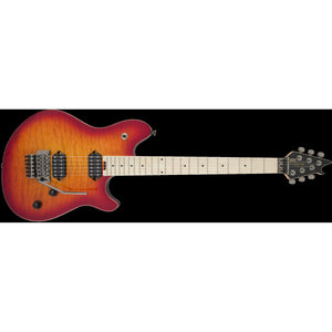 EVH Wolfgang WG Standard Quilted Maple Electric Guitar MN Cherry Sunburst (Discontinued)-Music World Academy