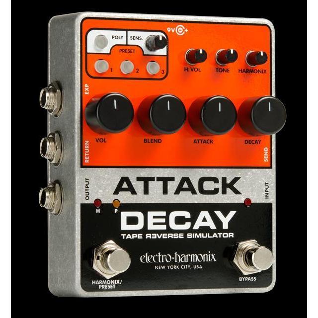 Electro-Harmonix Attack Decay Tape Reverse Simulator Pedal – Music