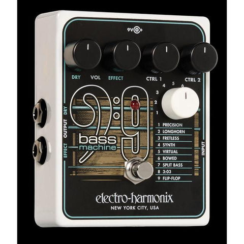 Electro-Harmonix BASS9 Bass Machine Pedal-Music World Academy