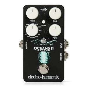 Electro-Harmonix OCEANS 11 Reverb Pedal-Music World Academy