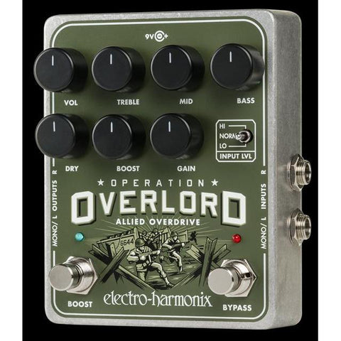 Electro-Harmonix Operation Overlord Overdrive Pedal-Music World Academy