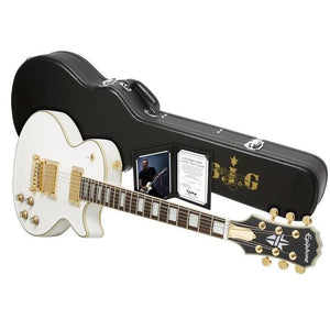 Epiphone ELBGBWGH Bjorn Gelotte "Jotun" Les Paul Custom Electric Guitar with Hardshell Case-Bone White (Discontinued)-Music World Academy