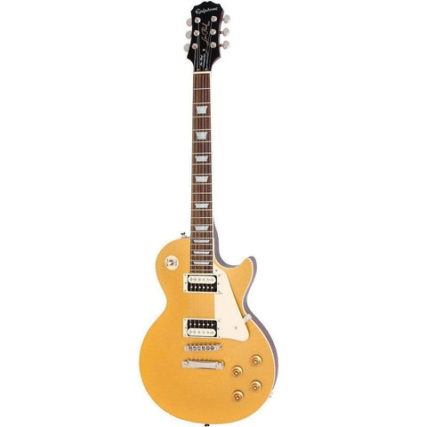 Epiphone ELTDPMGNH Les Paul Traditional Pro Electric Guitar-Metallic Gold (Discontinued)-Music World Academy