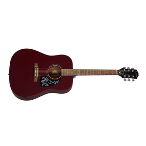 Epiphone Starling Acoustic Guitar-Wine Red-Music World Academy