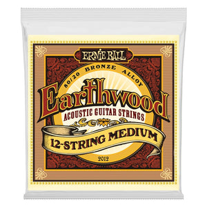 Ernie Ball 2012 Earthwood 80/20 Bronze 12-String Acoustic Guitar Strings Medium-11-52-Music World Academy