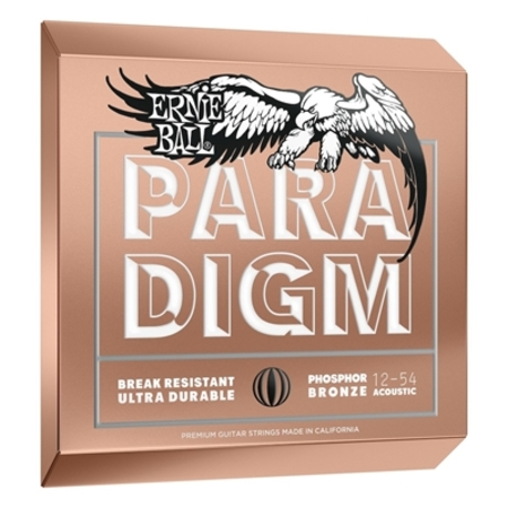 Ernie Ball 2076EB Paradigm Phosphor Bronze Acoustic Guitar Strings Medium/Light 12-54-Music World Academy