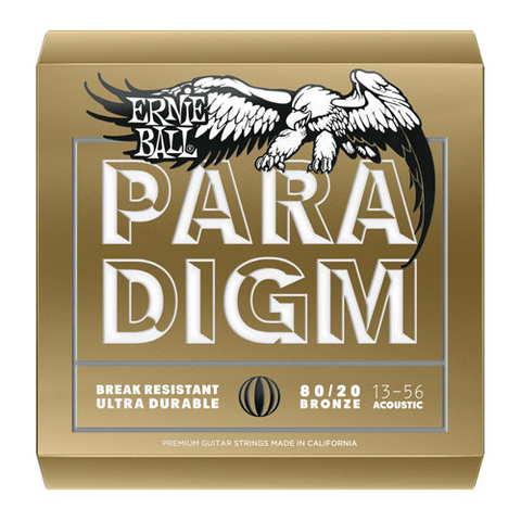 Ernie Ball 2084EB Paradigm 80/20 Bronze Acoustic Guitar Strings Light 13-56-Music World Academy