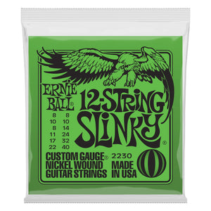 Ernie Ball 2230 12-String Slinky Electric Guitar Strings Extra Light 8-40-Music World Academy