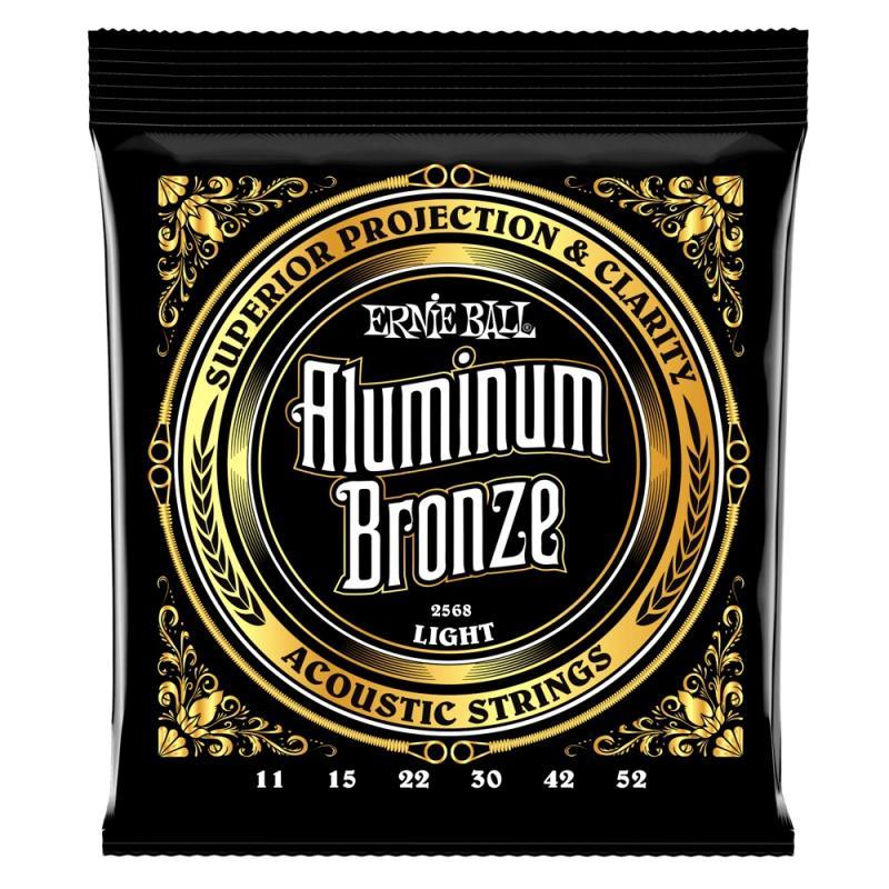 Ernie Ball 2568 Aluminum Bronze Acoustic Guitar Strings Light 11-52-Music World Academy