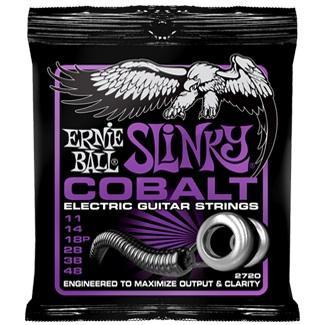 Ernie Ball 2720 Cobalt Power Slinky Electric Guitar Strings 11-48-Music World Academy