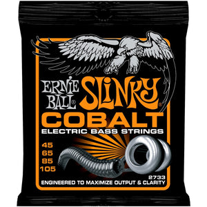 Ernie Ball 2733 Cobalt Slinky Hybrid Bass Strings 45-105-Music World Academy