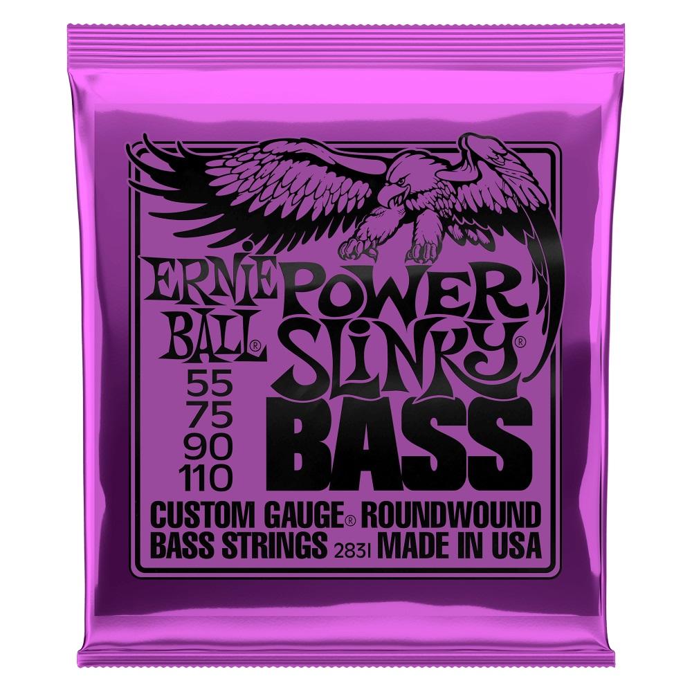 Ernie Ball 2831 Power Slinky Roundwound Bass Guitar Strings 55-110-Music World Academy