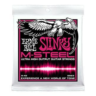 Ernie Ball 2923 M-Steel Super Slinky Electric Guitar String 9-42-Music World Academy