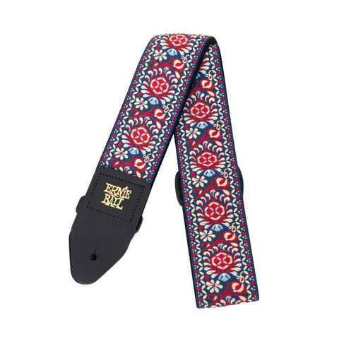 Ernie Ball 4091 2" Jacquard Guitar Strap-Royal Bloom-Music World Academy