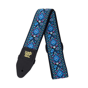 Ernie Ball 4097 2" Jacquard Guitar Strap-Indigo Orchid-Music World Academy