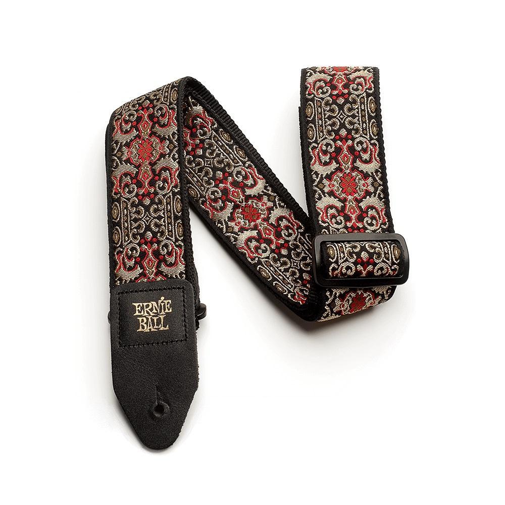 Ernie Ball Jacquard Guitar Strap-Perisan Gold-Music World Academy